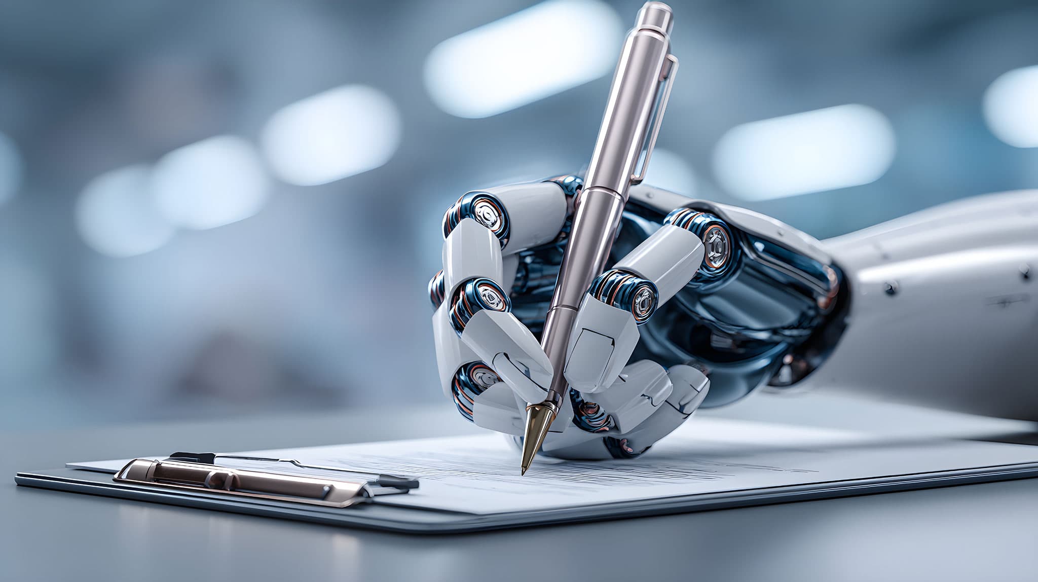 Agentische KI visualisiert als vernetztes System